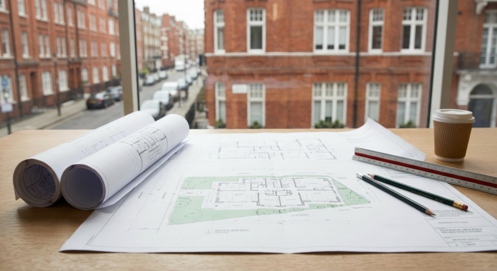 architectural plans for new build planning process london