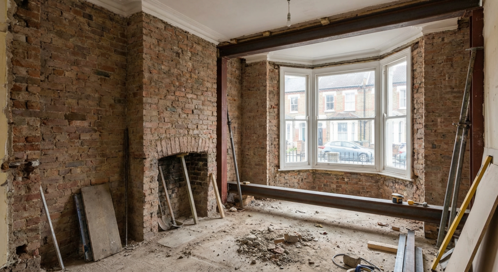 structural work for major property conversion in the UK